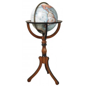 Large Library Floor Globe on Wood Stand 38" Vaugondy World Nautical Office Decor 781934576266  292550078049